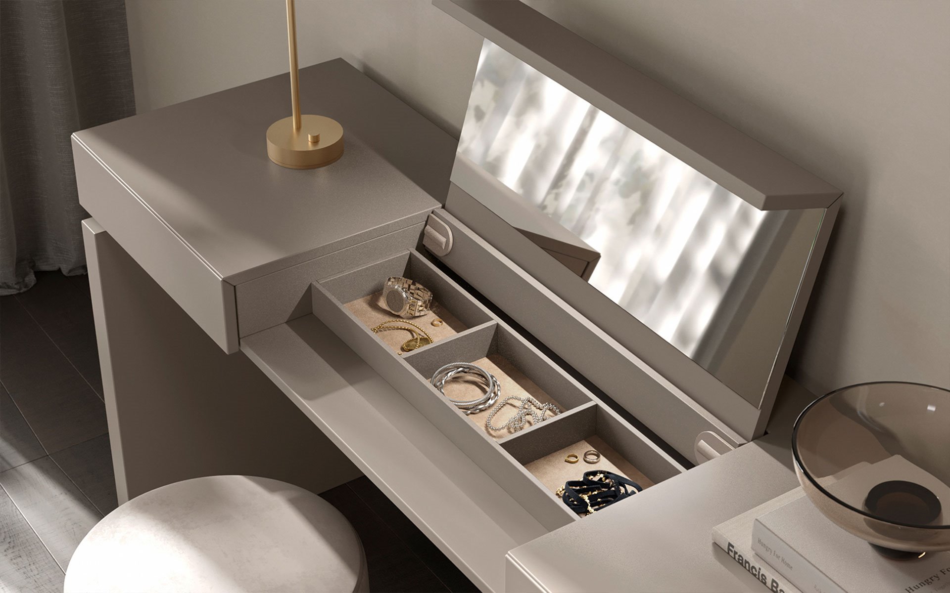 Make up meubel Vanity serieO BedHabits 14